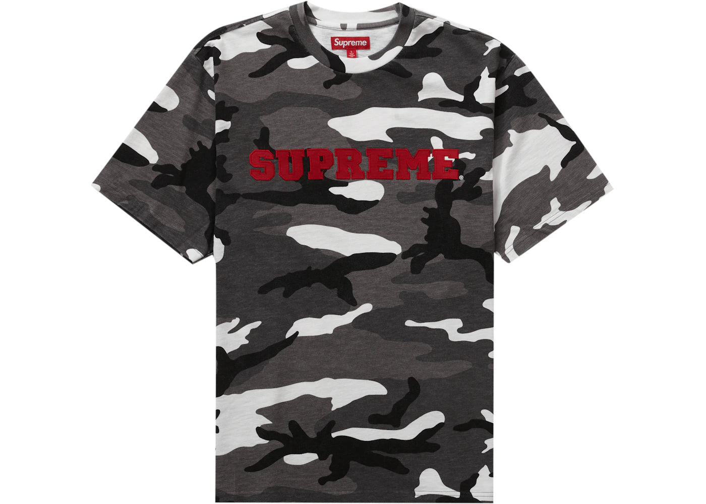 Supreme Collegiate S/S Top Snow Camo