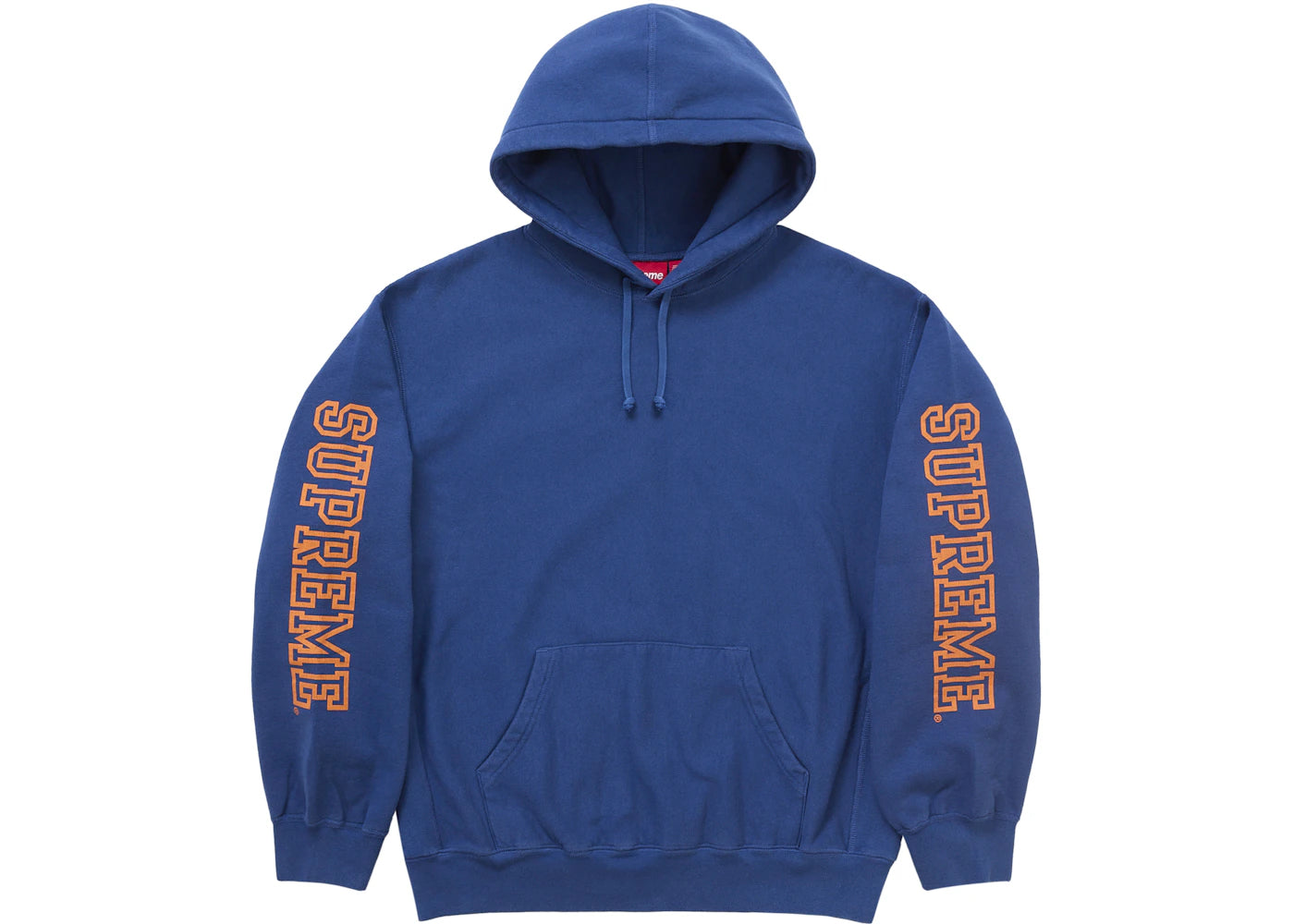 Supreme Collegiate Sleeve Hooded Sweatshirt Dark Royal