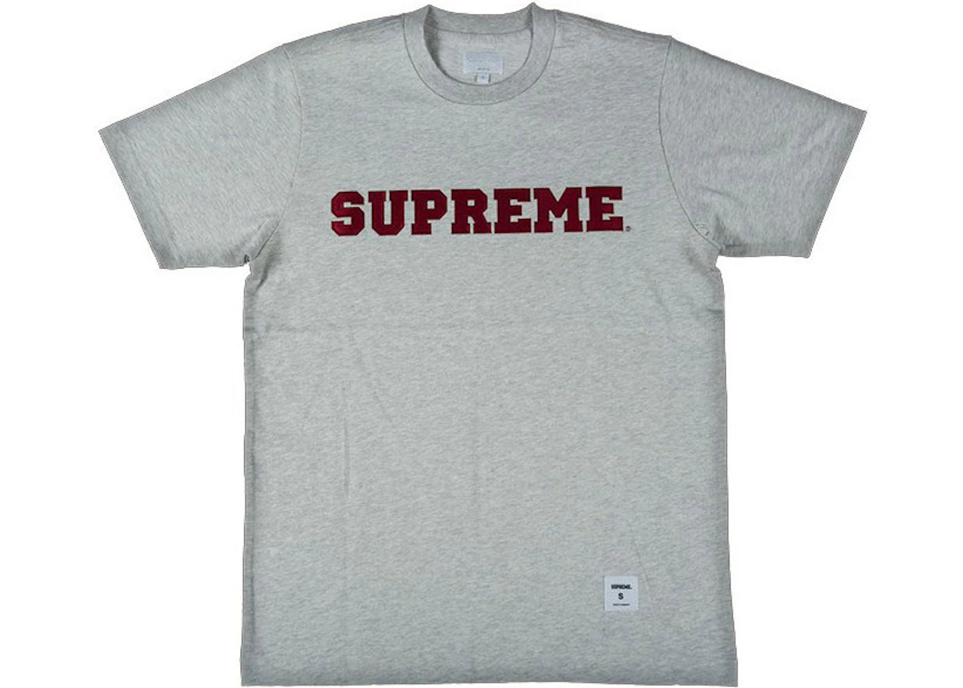 Supreme Collegiate Tee Ash Grey