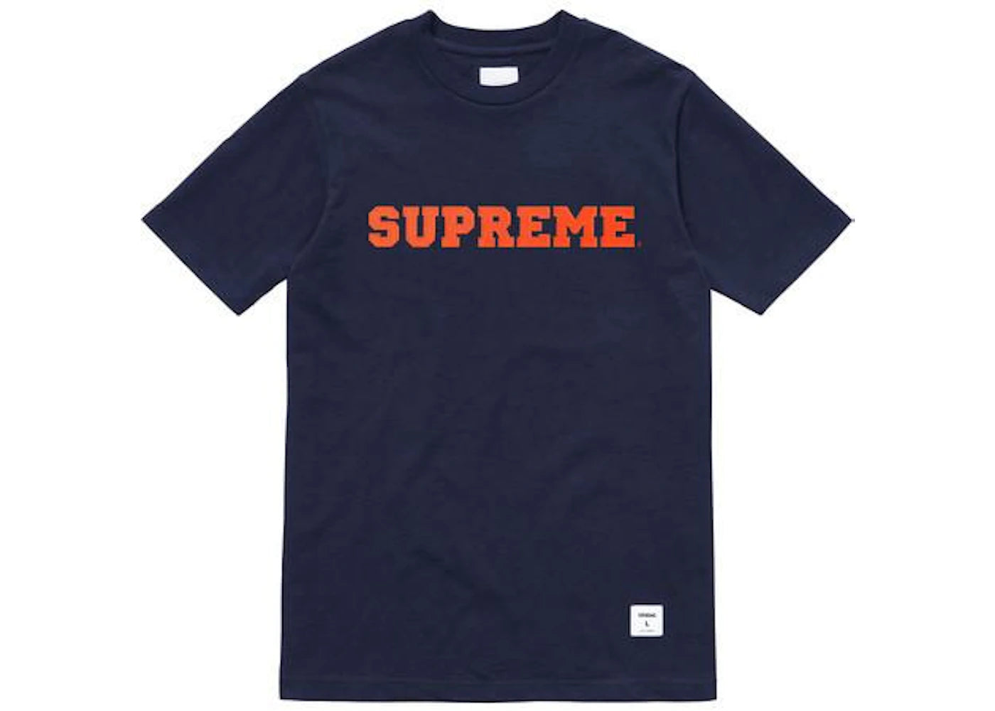 Supreme Collegiate Tee Navy
