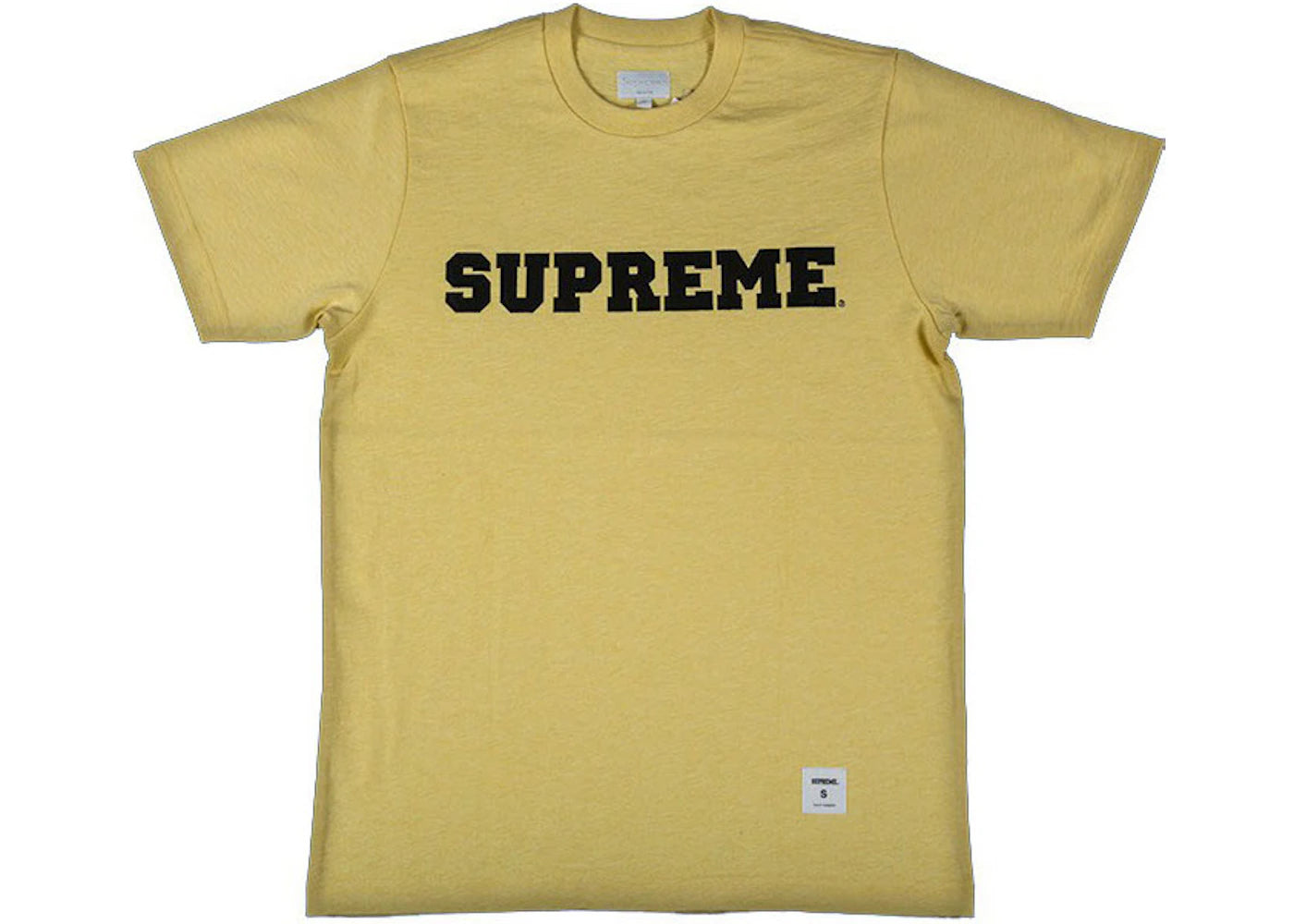 Supreme Collegiate Tee Yellow