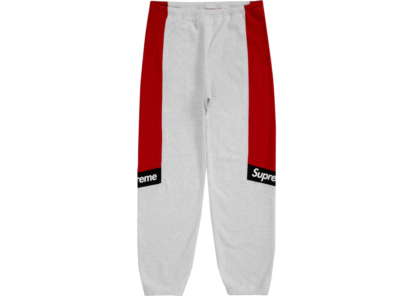 Supreme Color Blocked Sweatpant Ash Grey