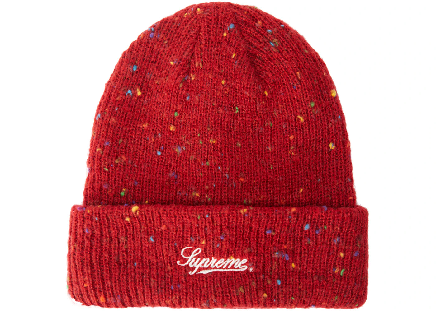 Supreme Colored Speckle Beanie Dark Red