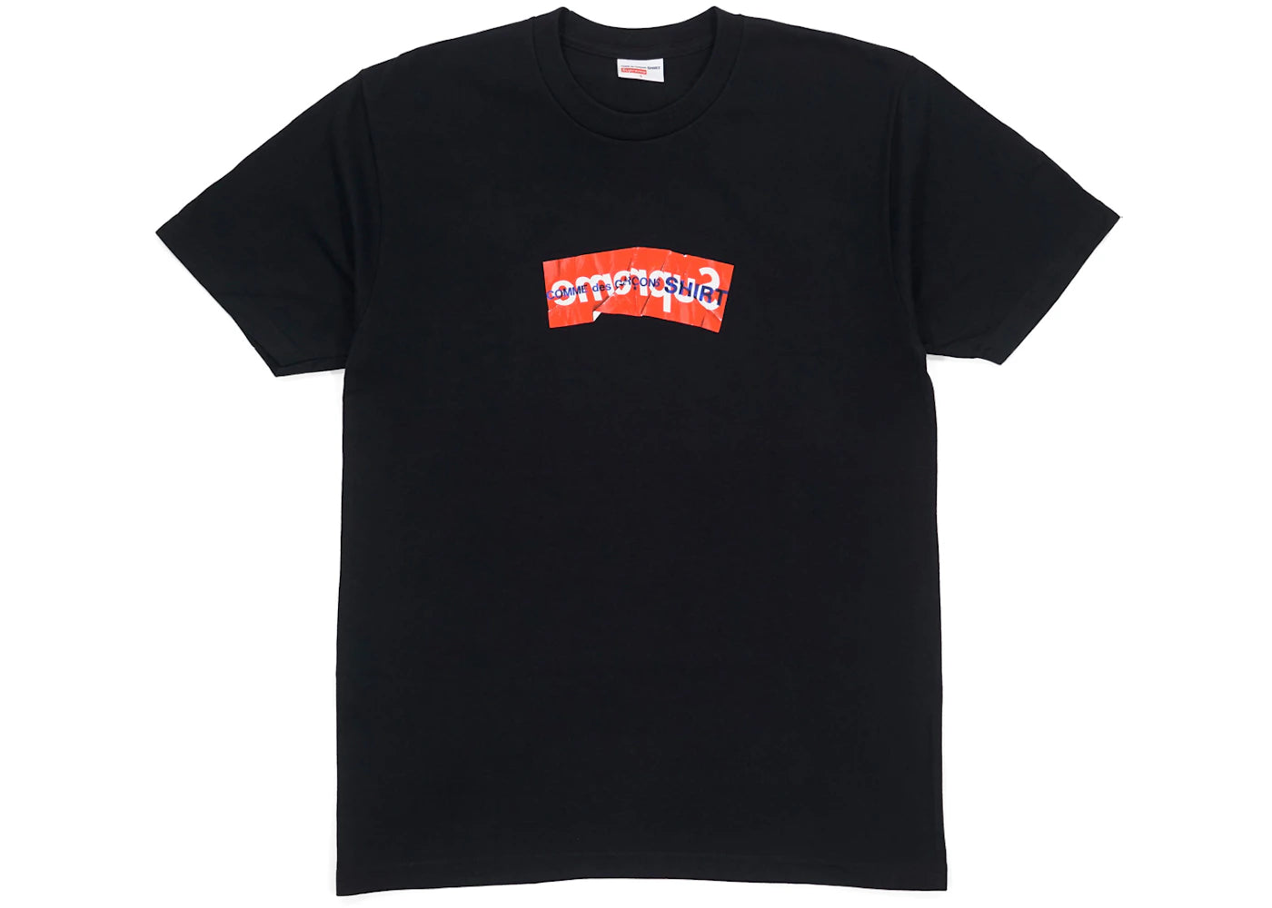 Supreme Comme Des Garcons SHIRT Box Logo Tee Black
