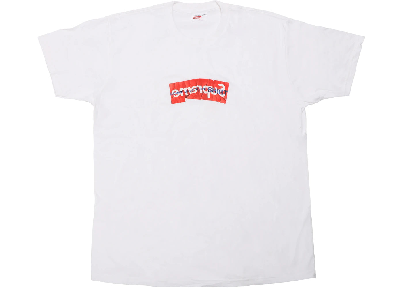 Supreme Comme Des Garcons SHIRT Box Logo Tee White