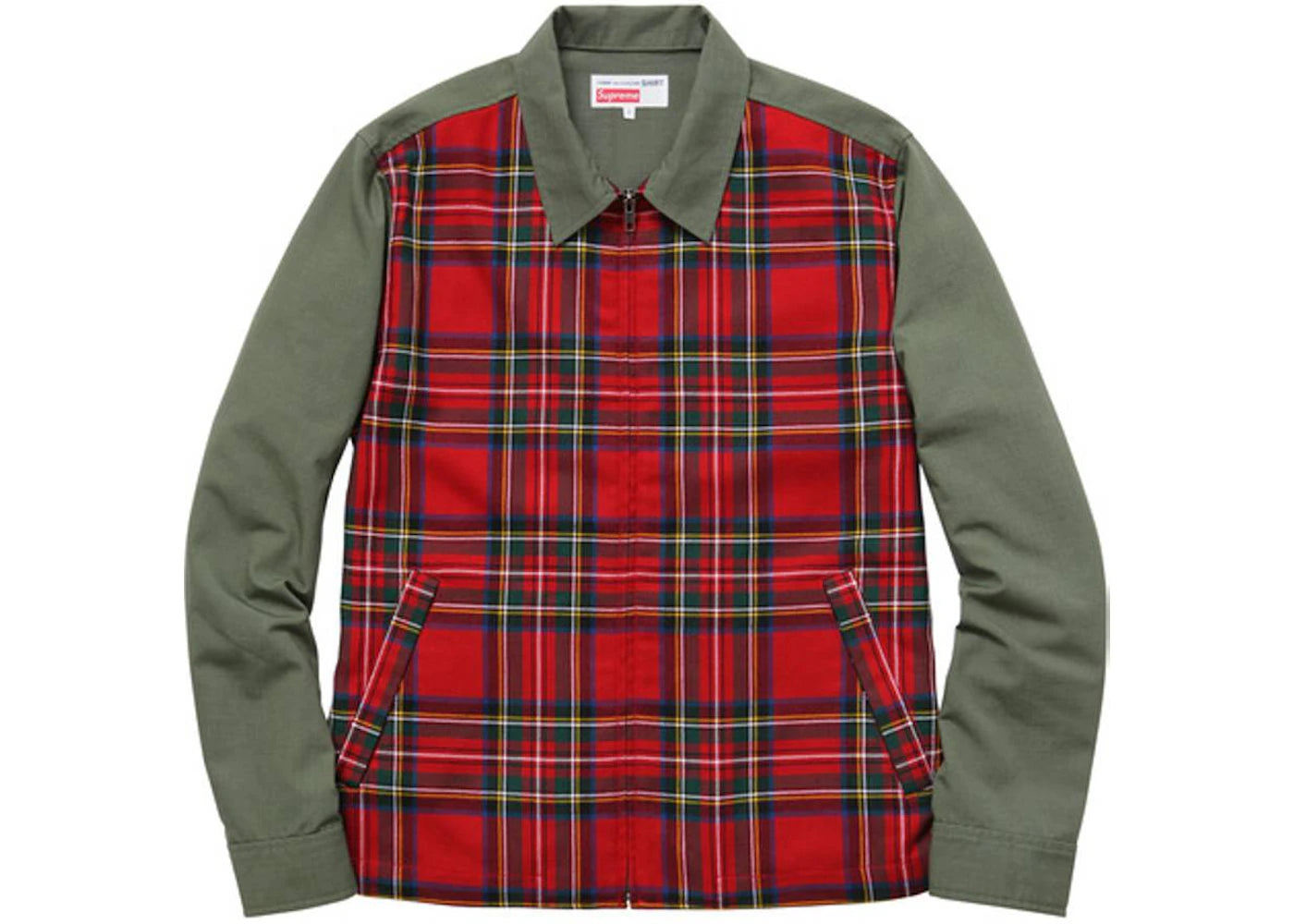 Supreme Comme Des Garcons Work Jacket Olive