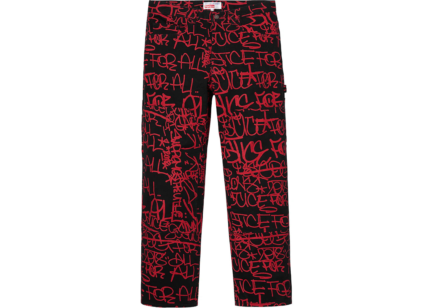 Supreme Comme des Garcons SHIRT Canvas Painter Pant Black