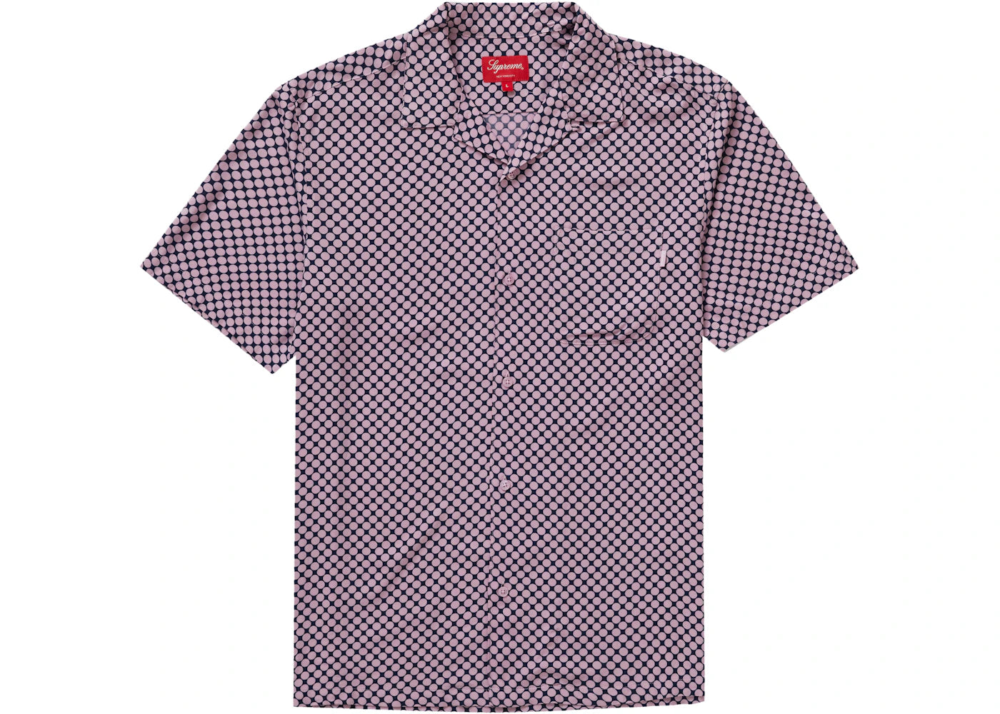 Supreme Compact Dot Rayon S/S Shirt Purple