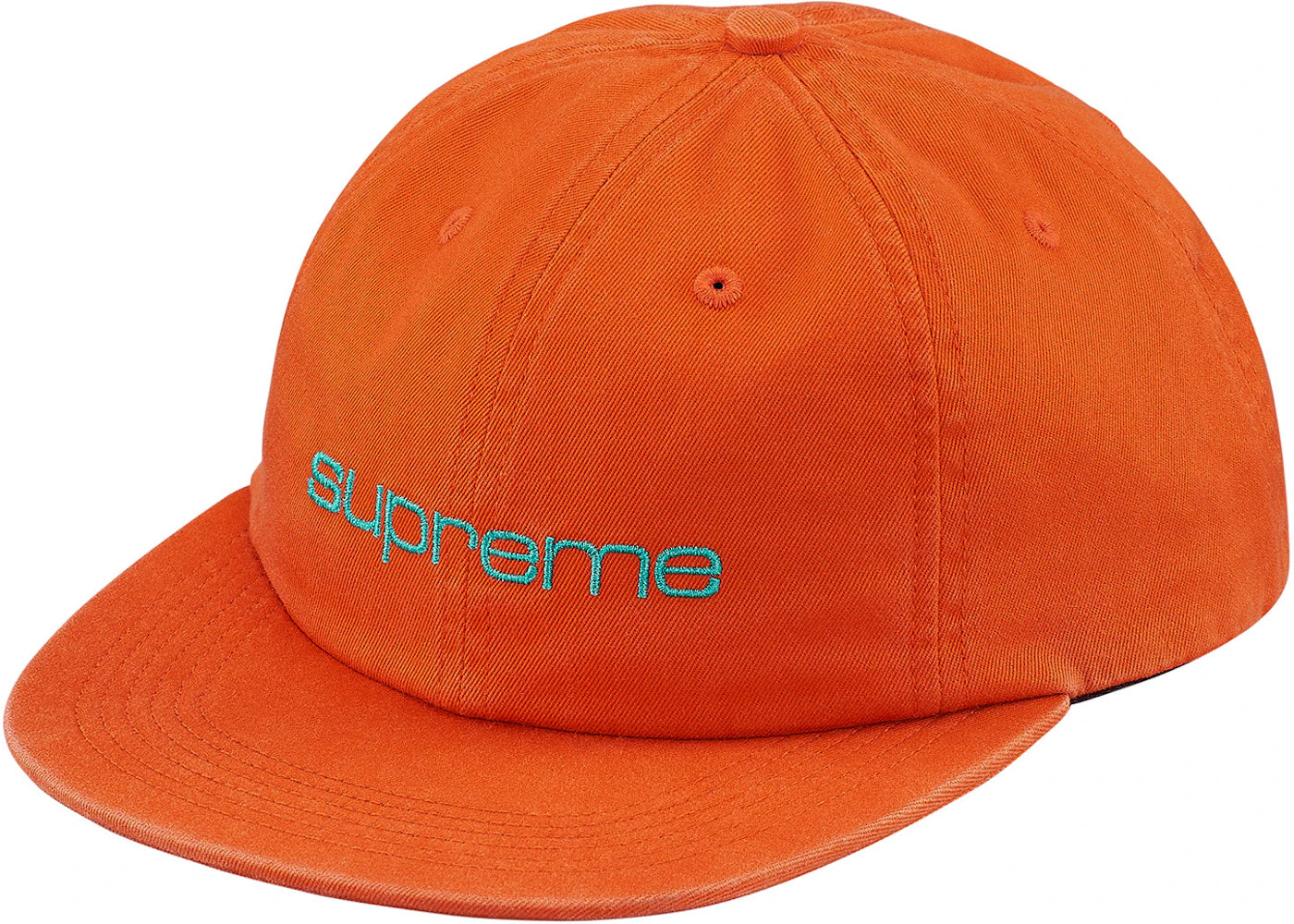 Supreme Compact Logo 6-Panel Orange