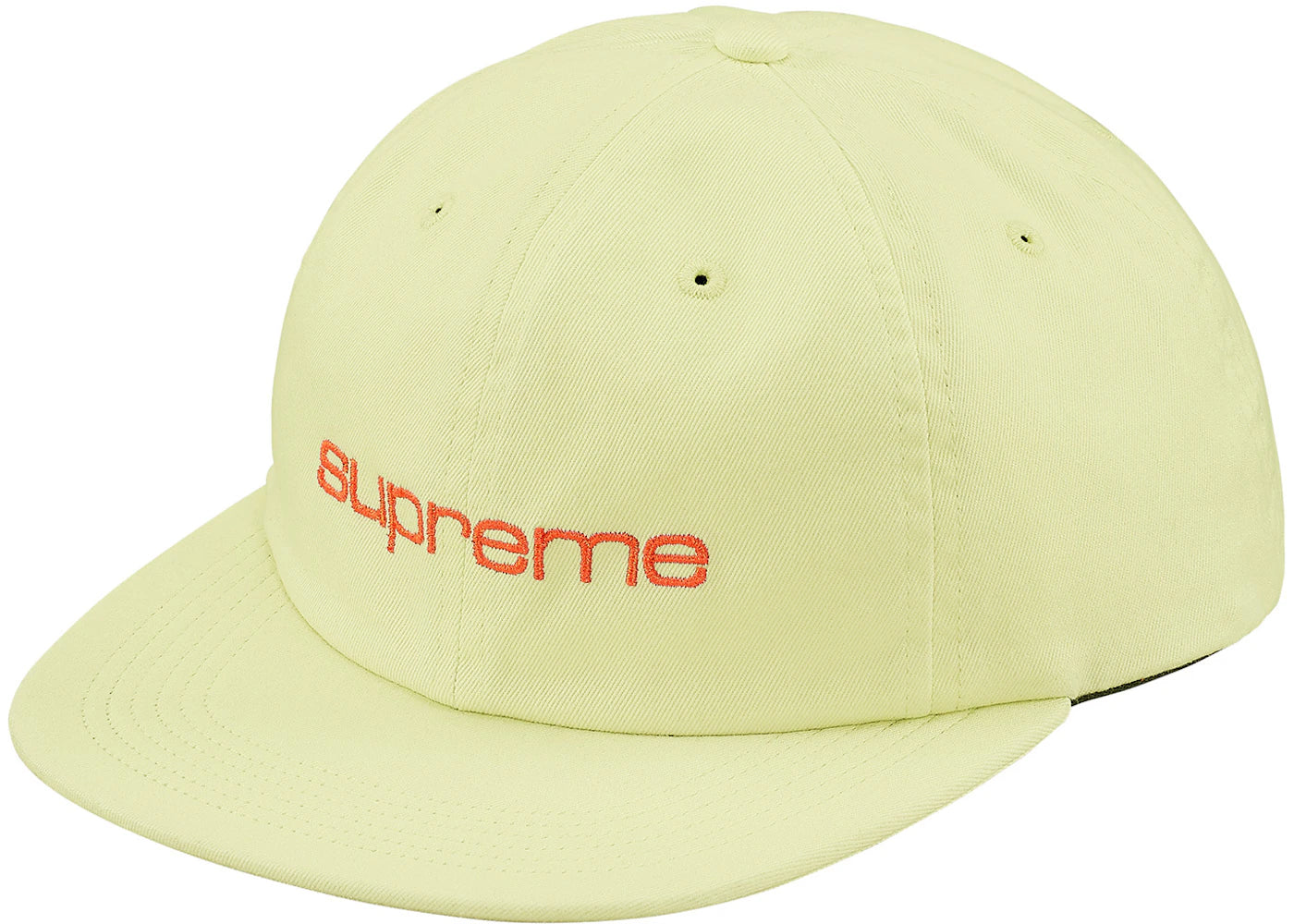 Supreme Compact Logo 6-Panel Pale Lime