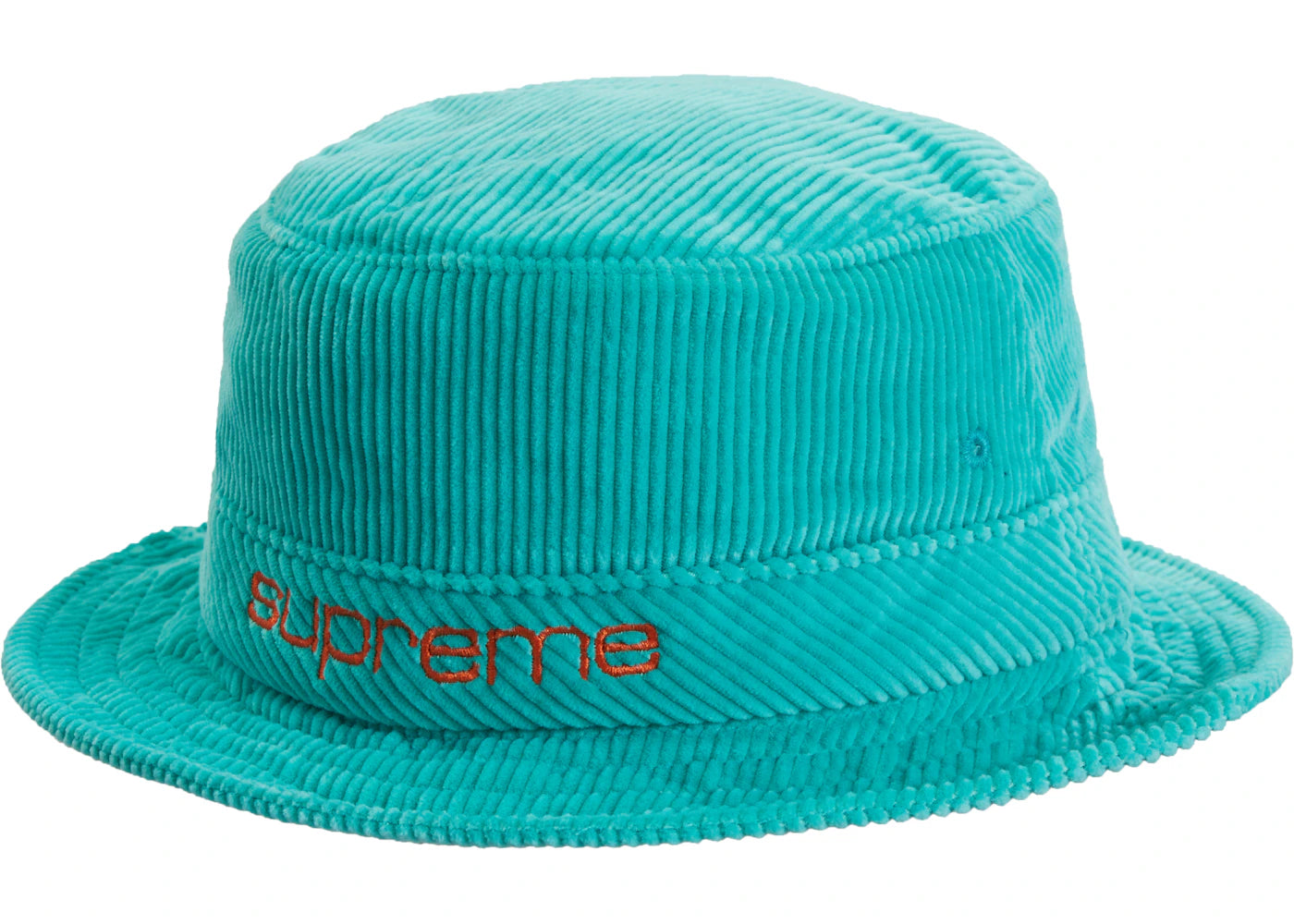 Supreme Compact Logo Corduroy Crusher Teal