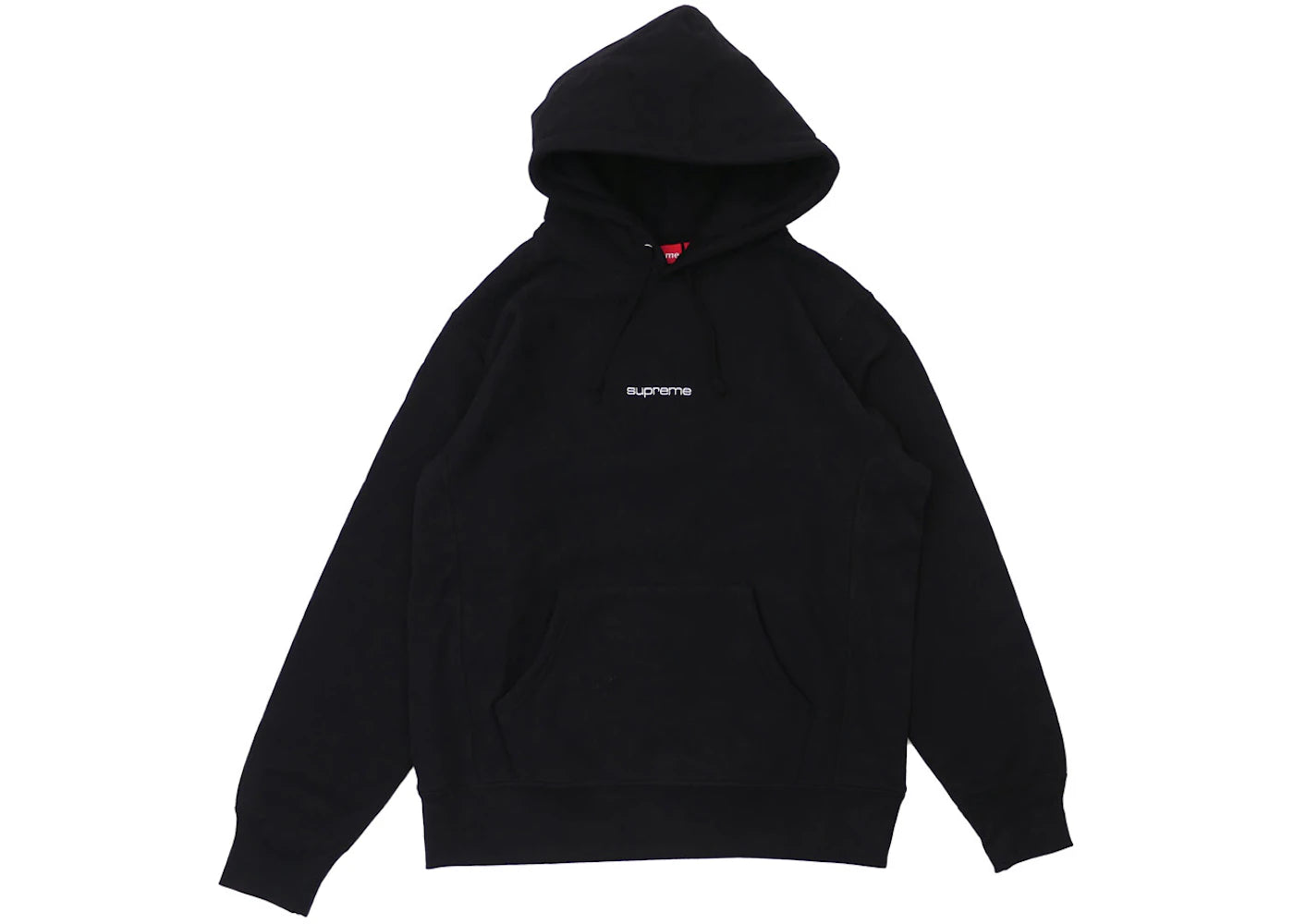 Supreme Compact Logo Hoodie Black