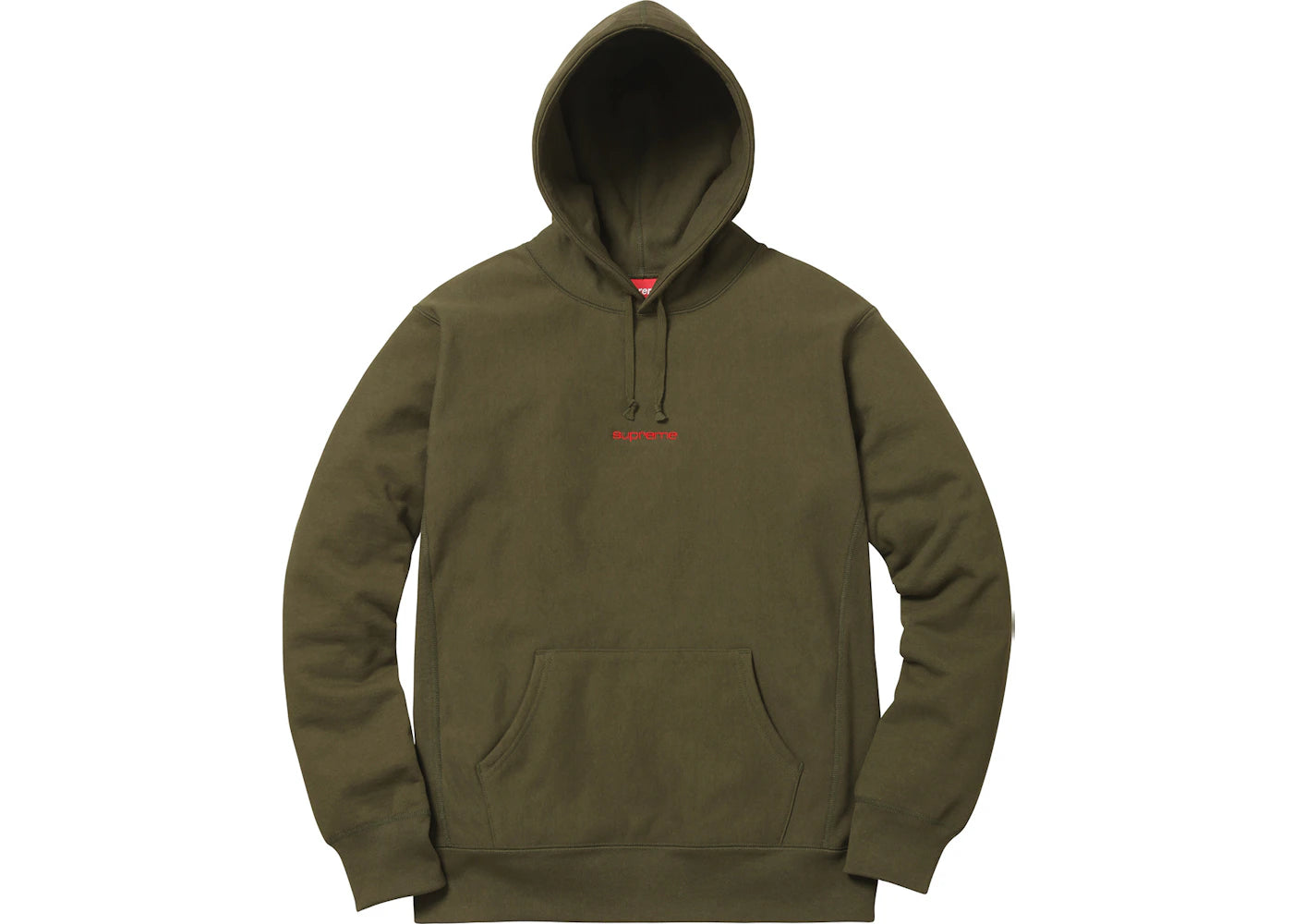 Supreme Compact Logo Hoodie Dark Olive