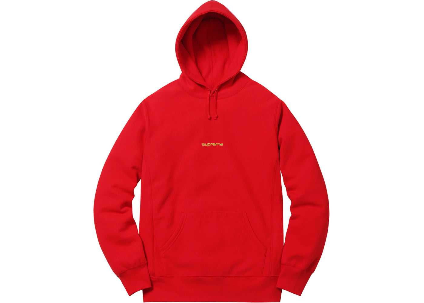 Supreme Compact Logo Hoodie Red