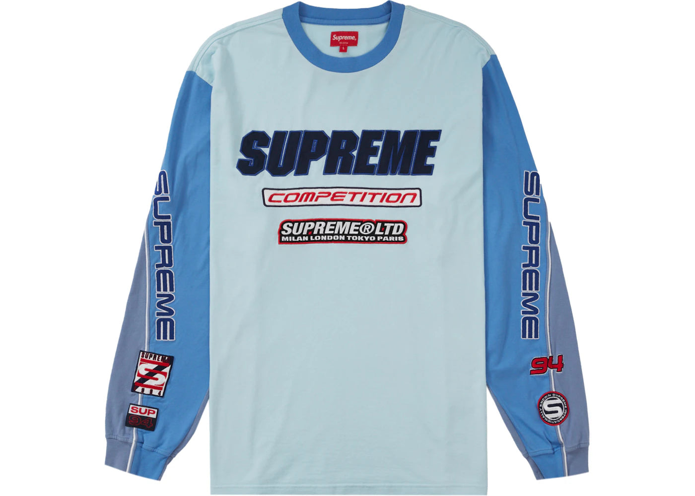 Supreme Competition L/S Top Light Blue