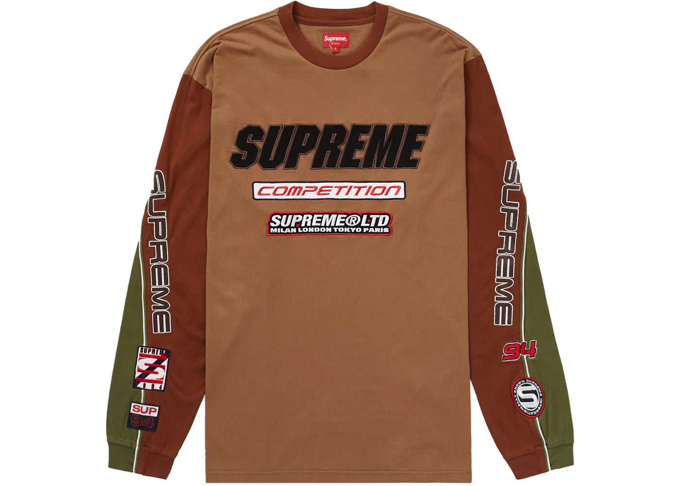 Supreme Competition L/S Top Tan