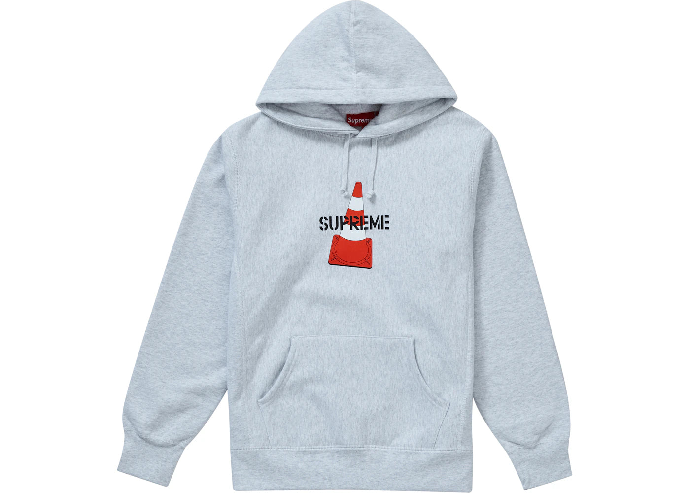 Supreme Cone Hooded Sweatshirt Ash Grey