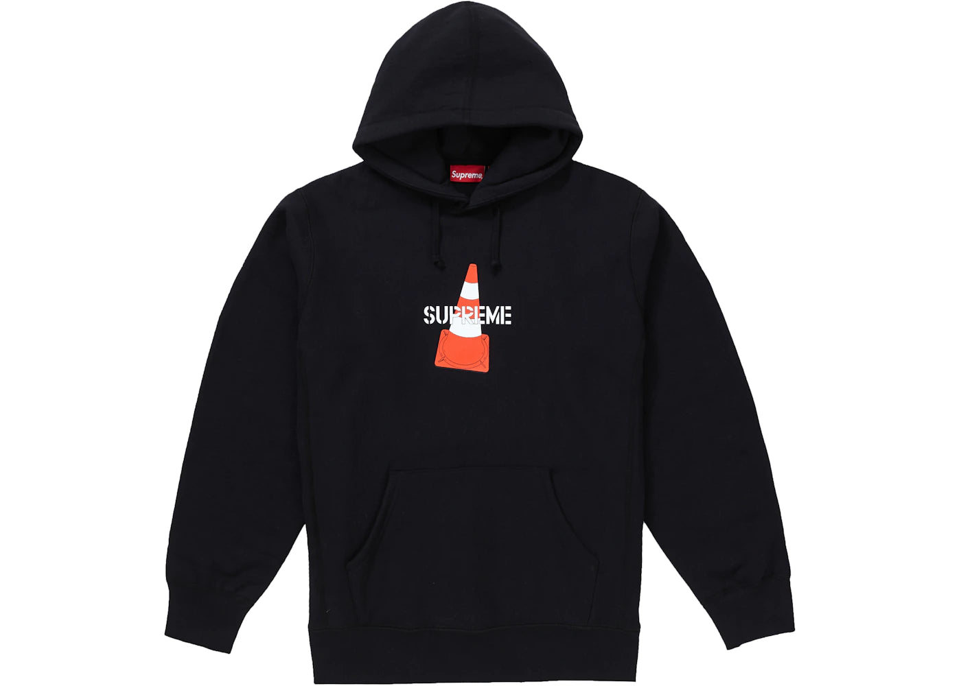 Supreme Cone Hooded Sweatshirt Black