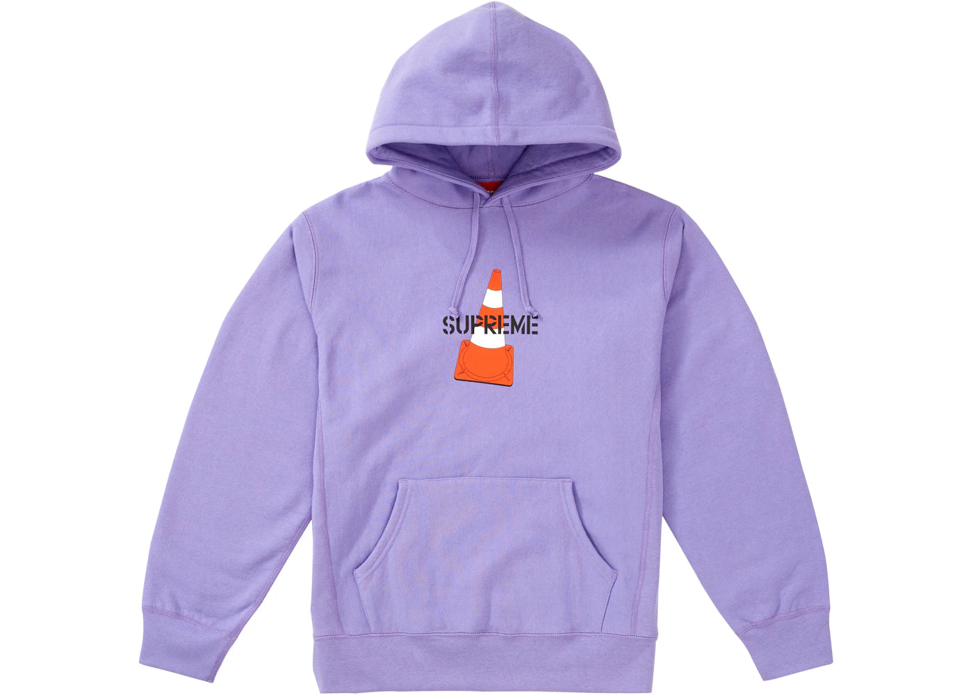 Supreme Cone Hooded Sweatshirt Lavender
