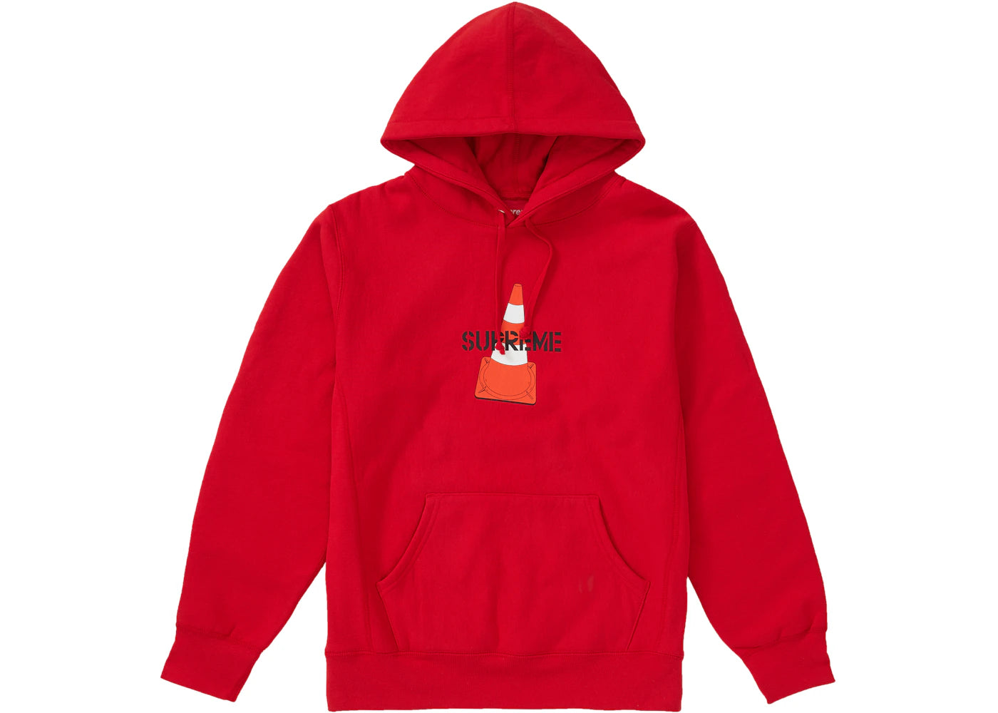 Supreme Cone Hooded Sweatshirt Red
