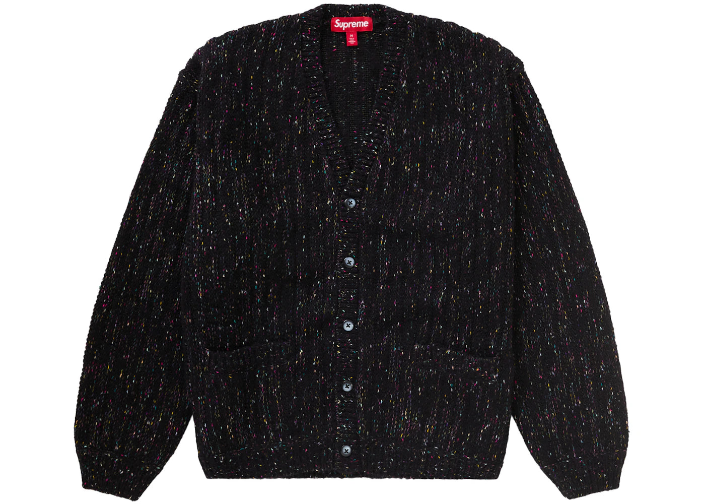 Supreme Confetti Cardigan Black