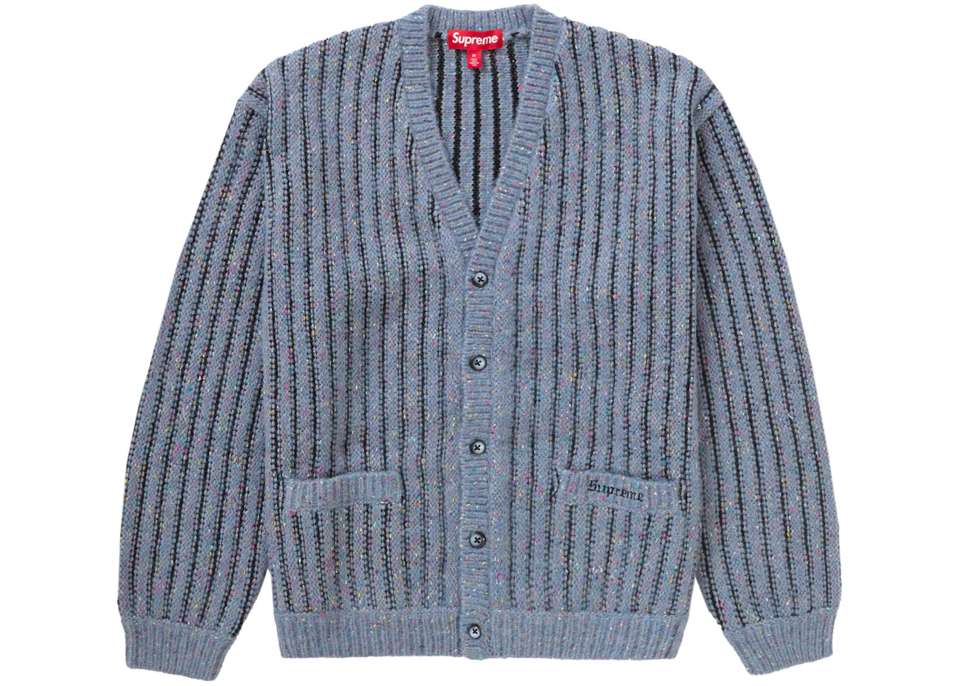 Supreme Confetti Cardigan Slate