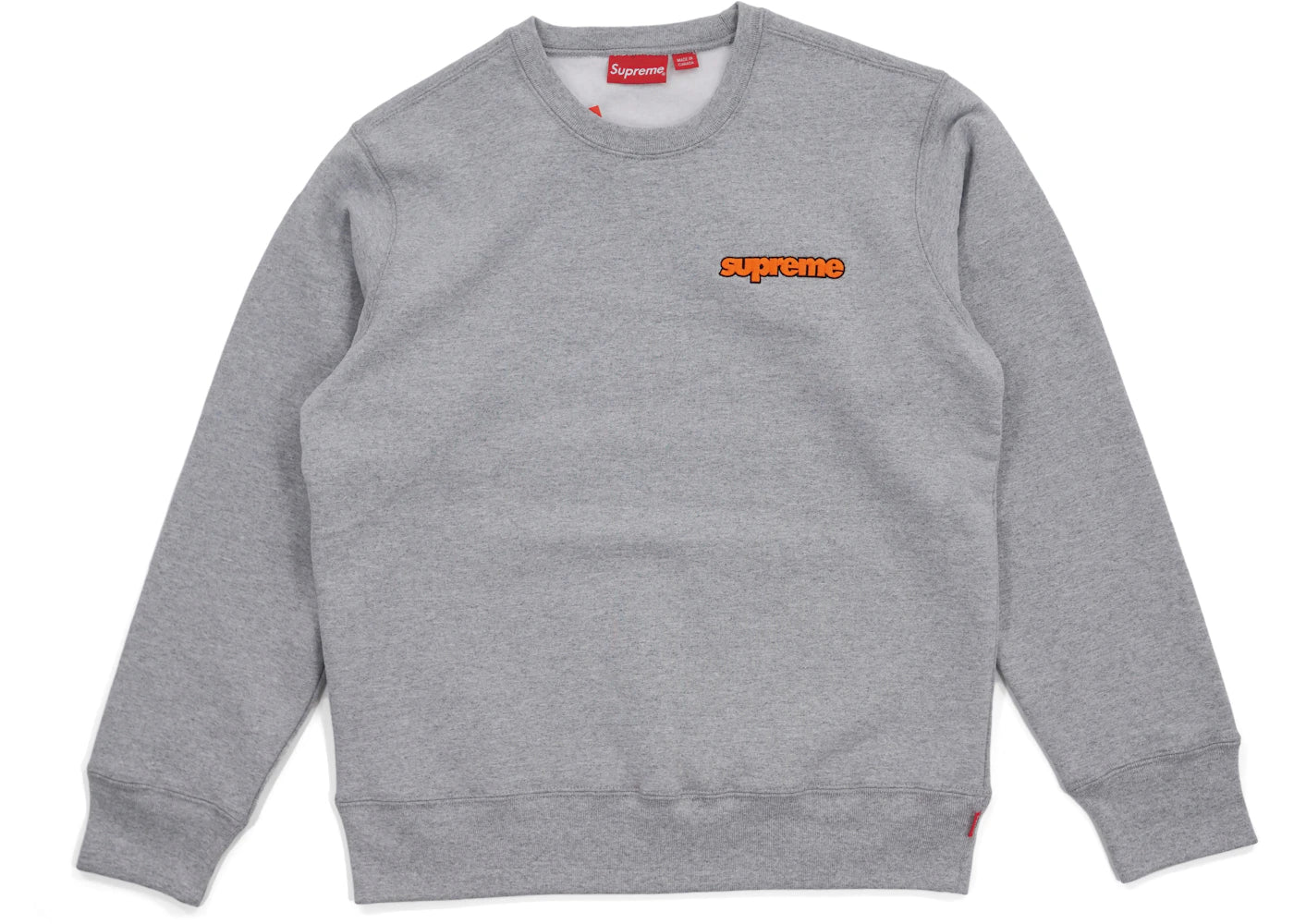 Supreme Connect Crewneck Sweatshirt Heather Grey