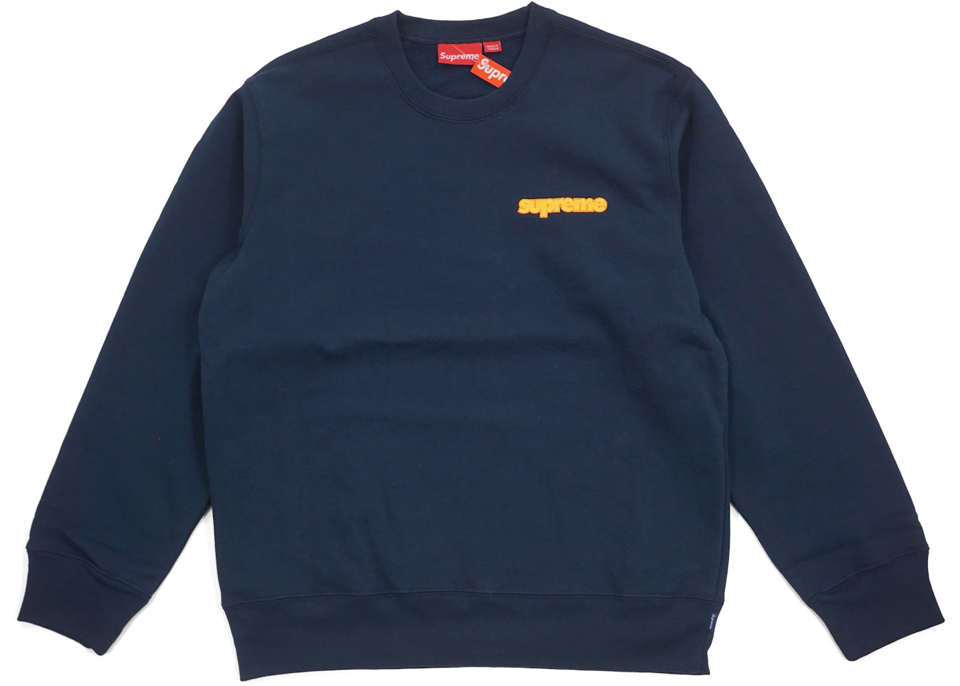 Supreme Connect Crewneck Sweatshirt Navy