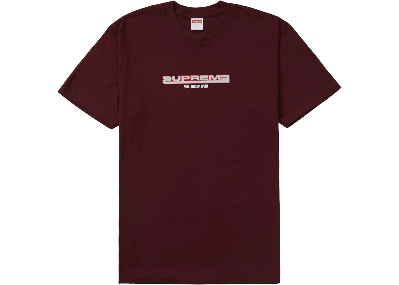 Supreme Connected Tee Burgundy