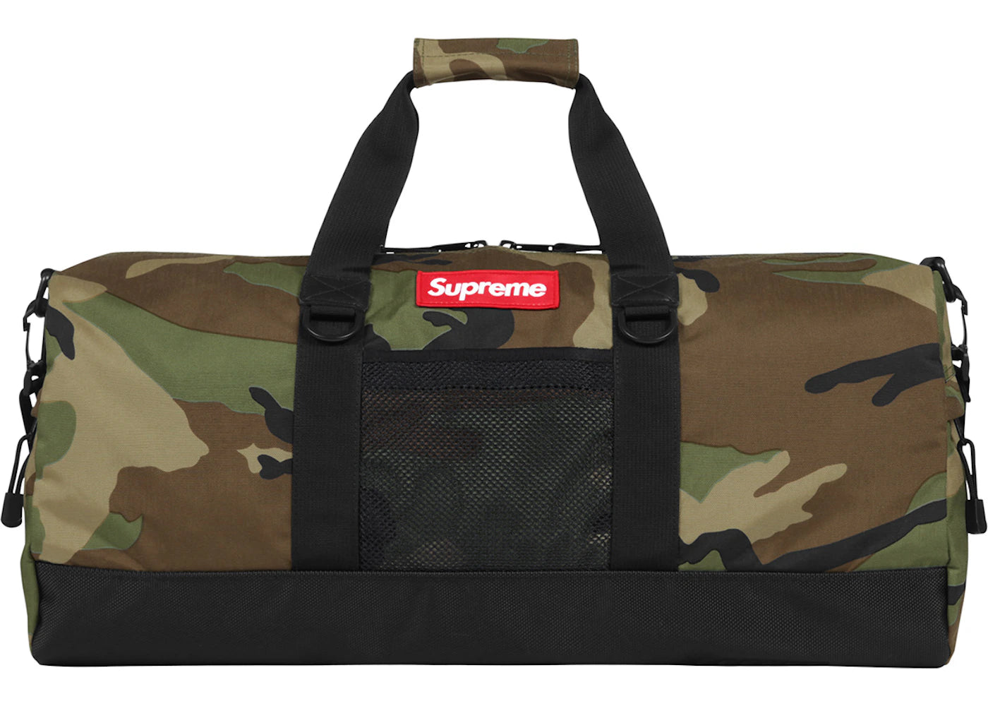 Supreme Contour Duffle Bag Woodland Camo