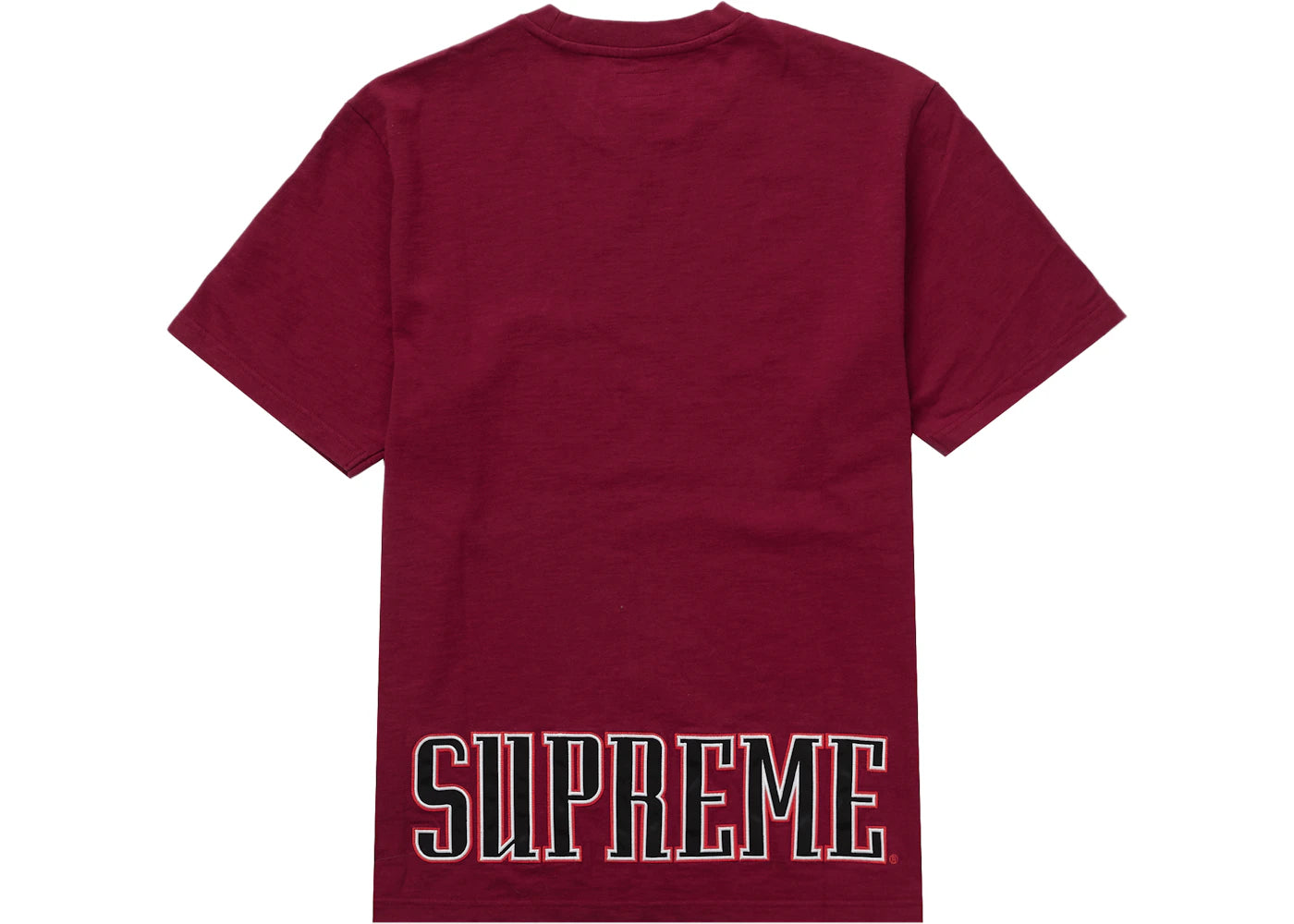 Supreme Contrast Appliqué S/S Top Cardinal