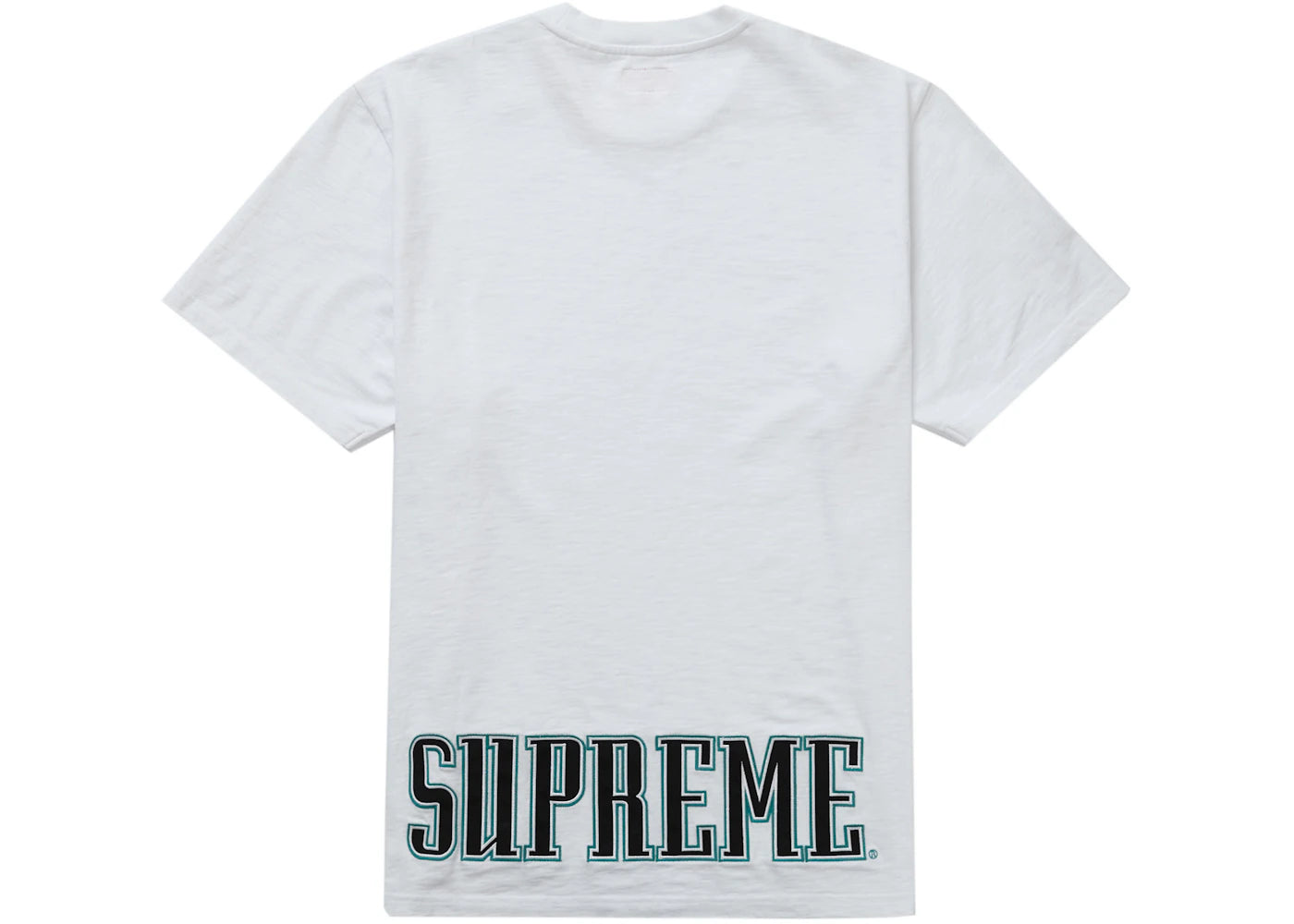 Supreme Contrast Appliqué S/S Top White