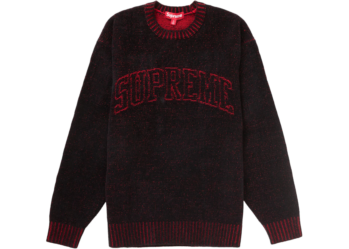 Supreme Contrast Arc Sweater Black