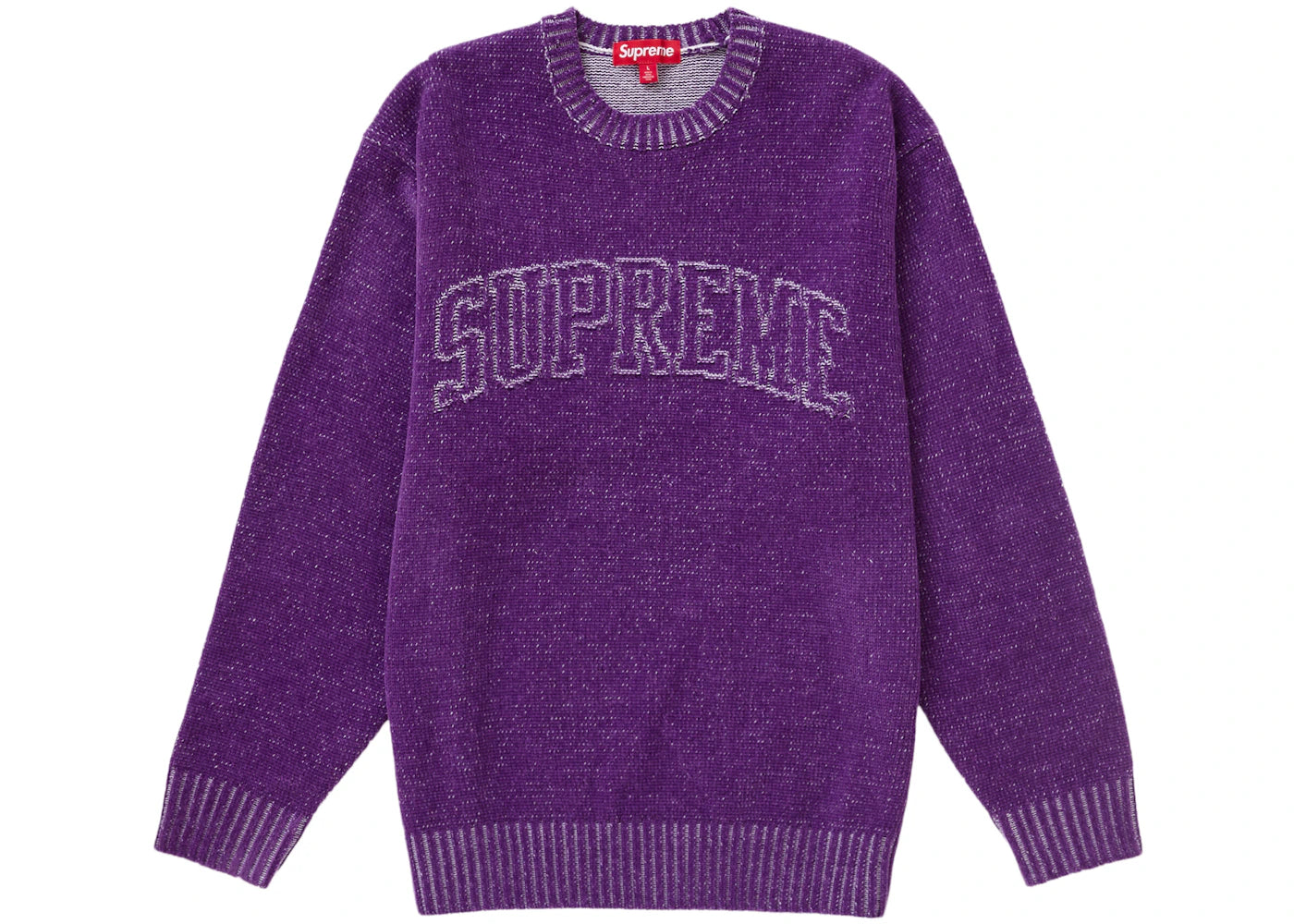 Supreme Contrast Arc Sweater Purple