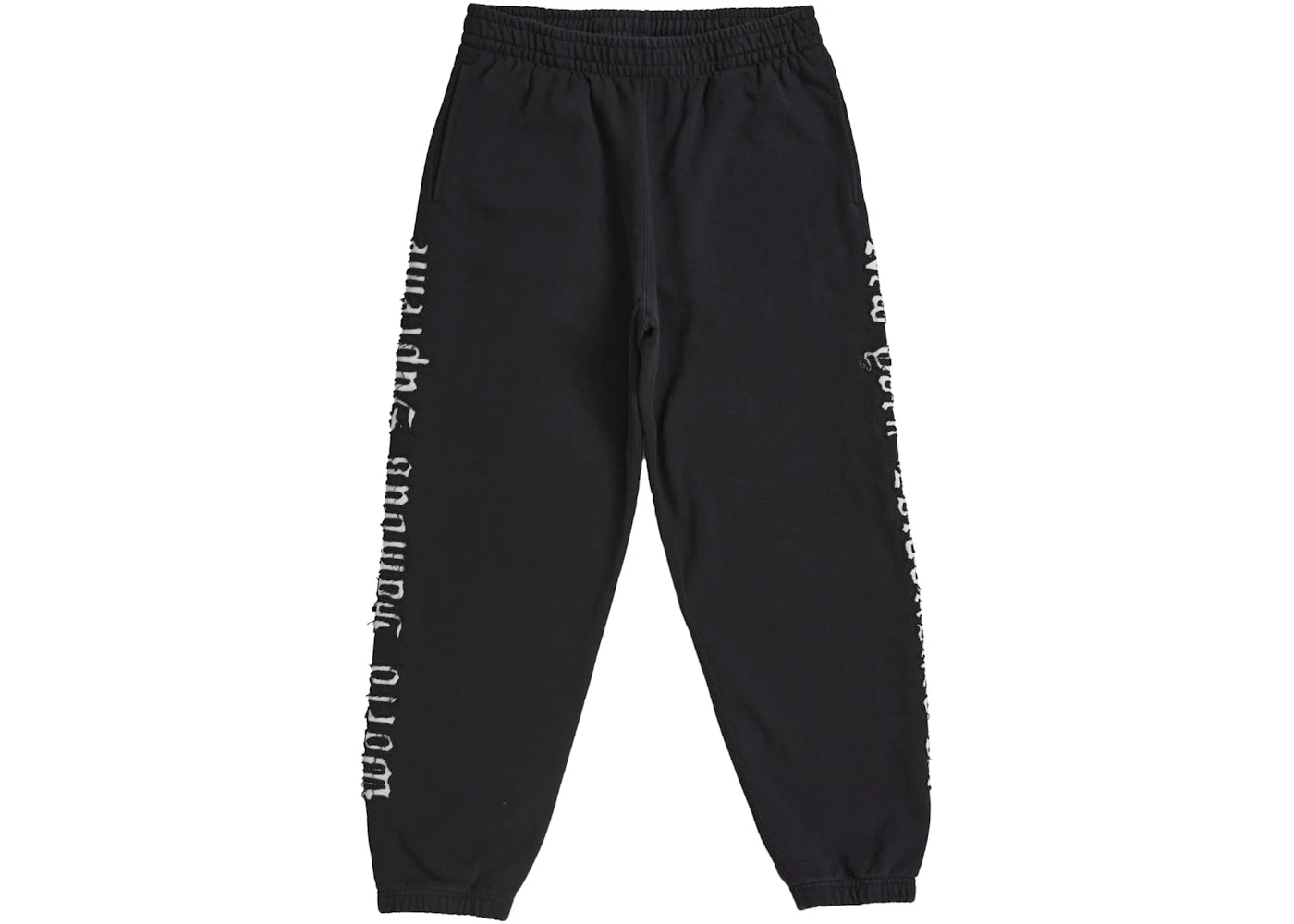 Supreme Contrast Cutout Sweatpant Black