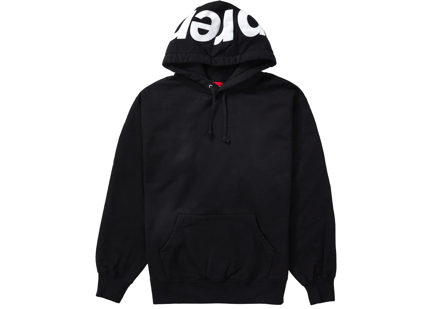 Supreme Contrast Hooded Sweatshirt Black