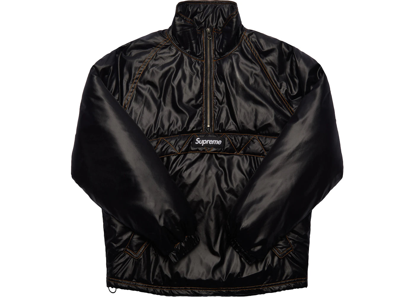 Supreme Contrast Stitch Pullover Black