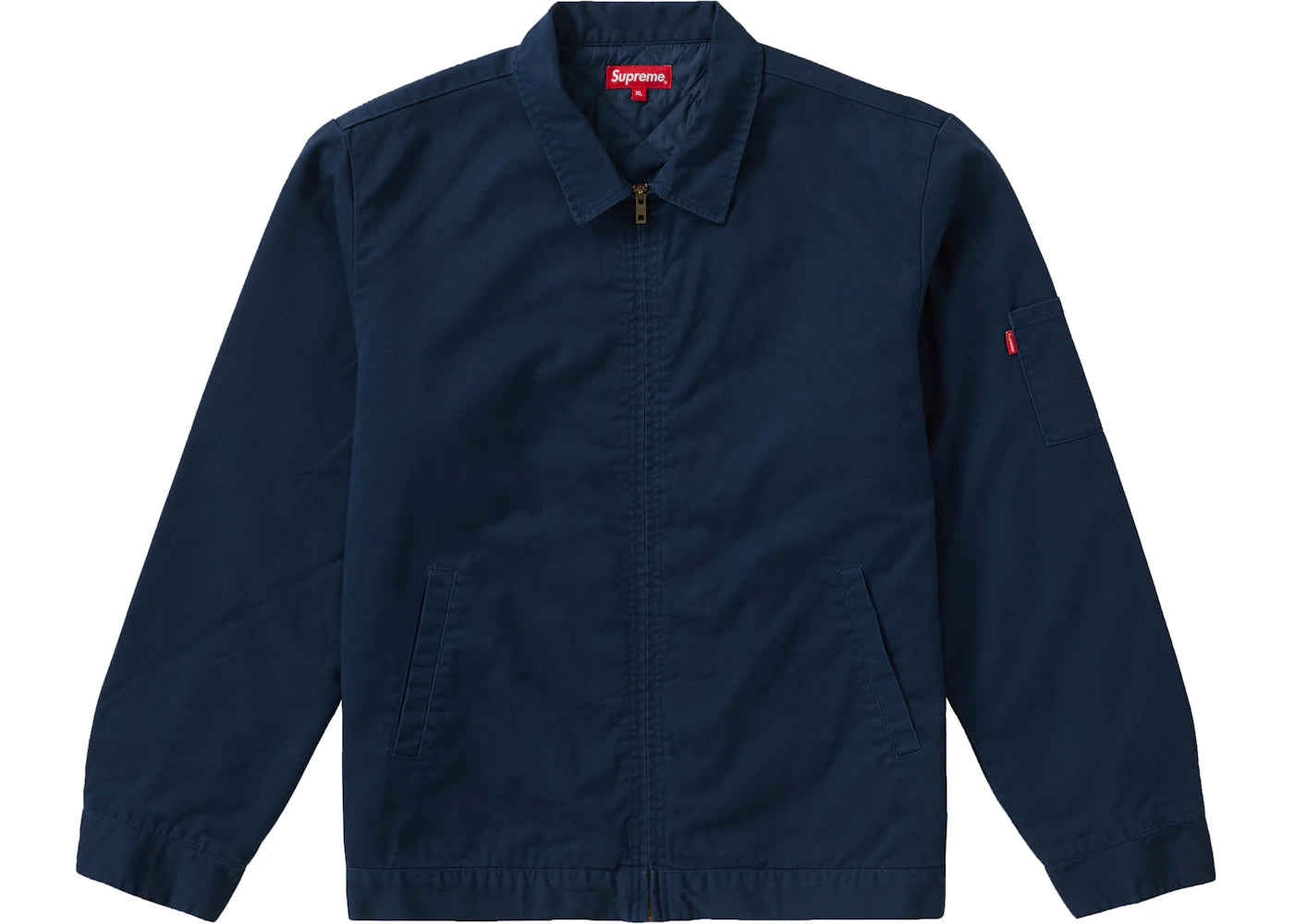 Supreme Cop Car Embroidered Jacket Light Navy