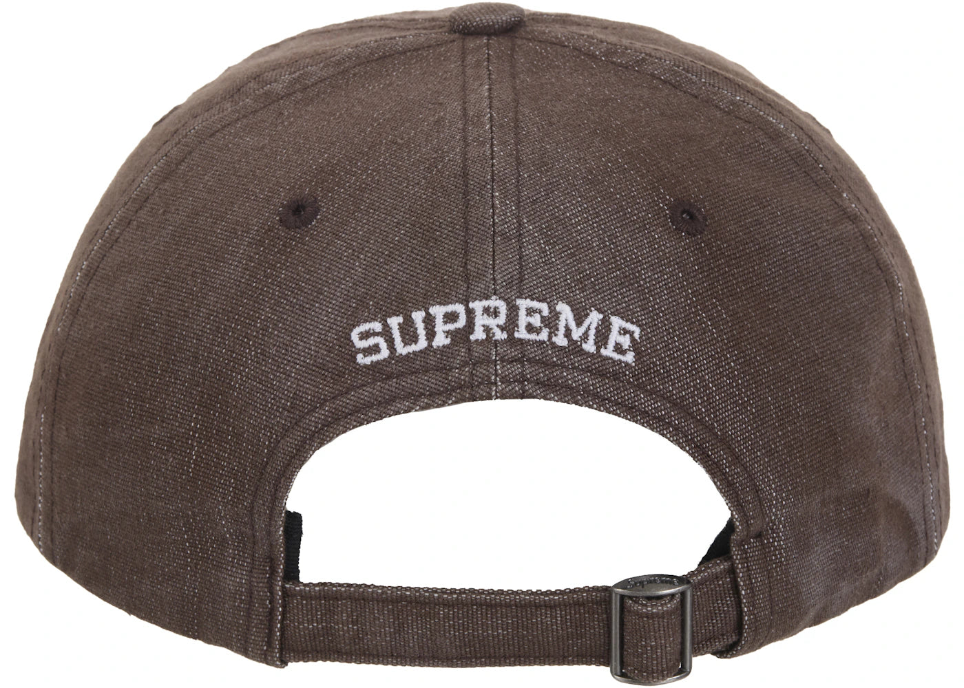 Supreme Cordura Denim S Logo 6-Panel 茶 Supreme Cordura Denim S Logo 6-Panel Brown – Side Kicks