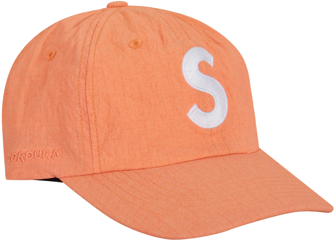 Supreme Cordura Ripstop S Logo 6-Panel Coral