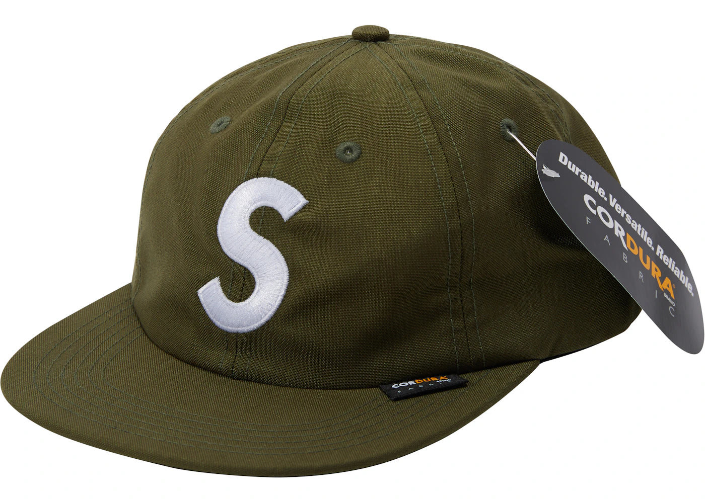 Supreme Cordura S Logo 6-Panel Olive