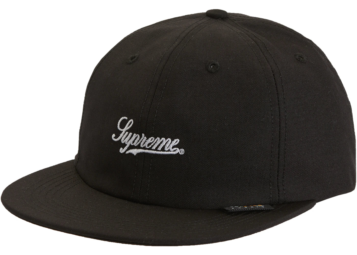 Supreme Cordura Script Logo 6-Panel Black