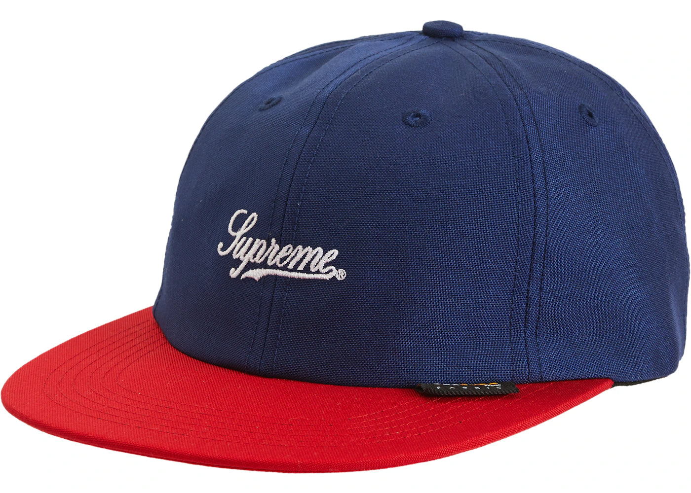 Supreme Cordura Script Logo 6-Panel Navy