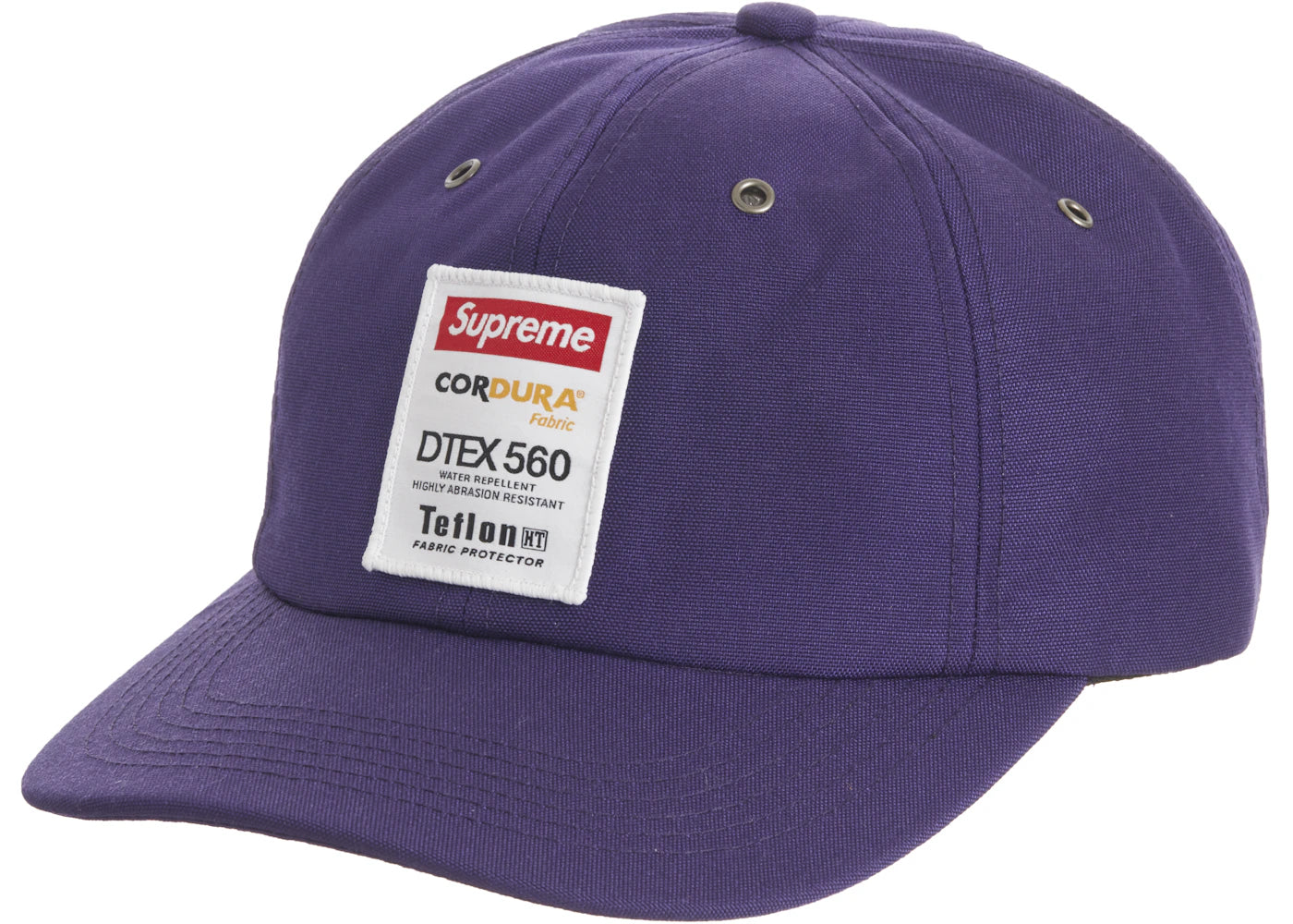 Supreme Cordura Teflon Label 6-Panel Dark Purple