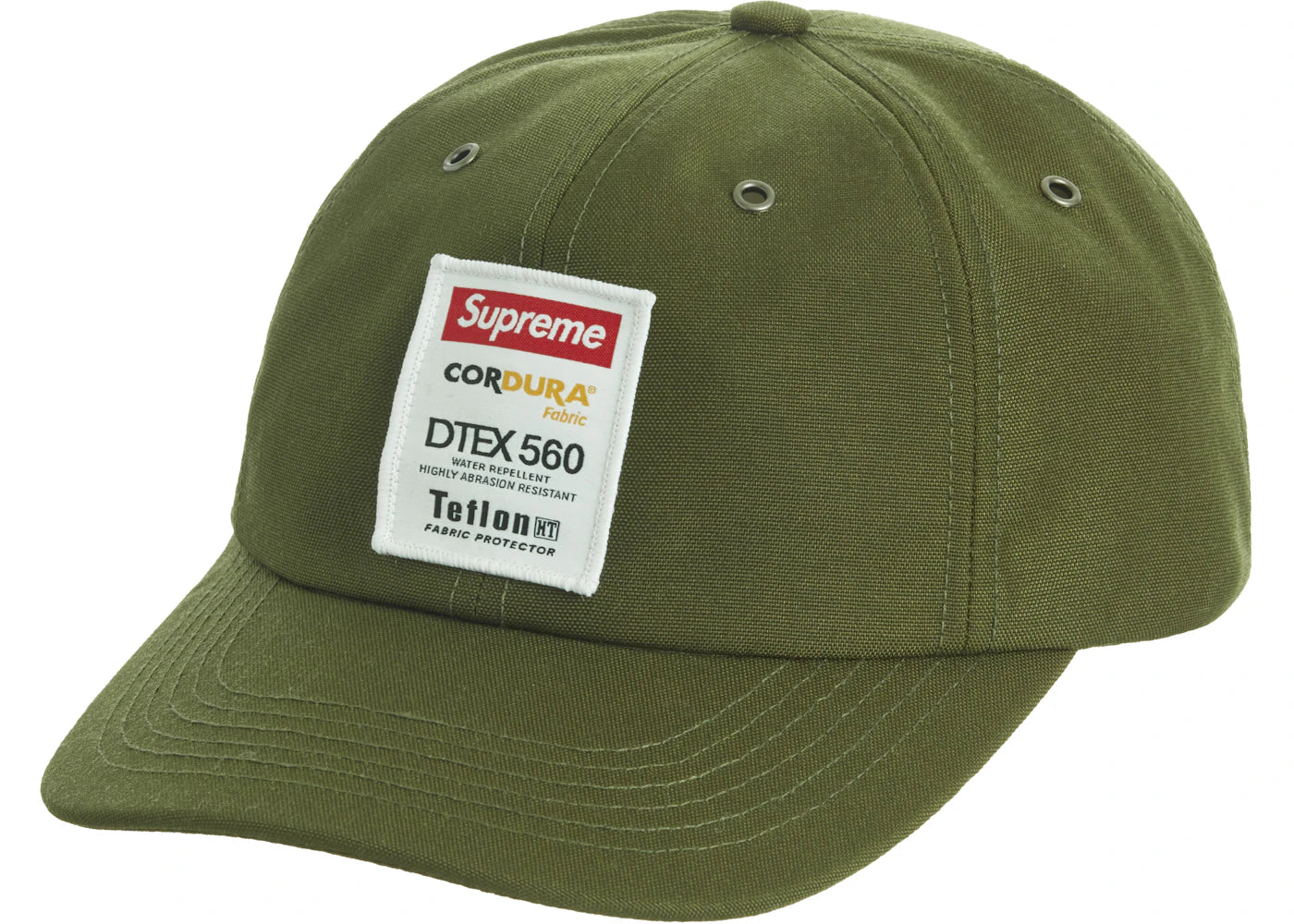 Supreme Cordura Teflon Label 6-Panel Olive