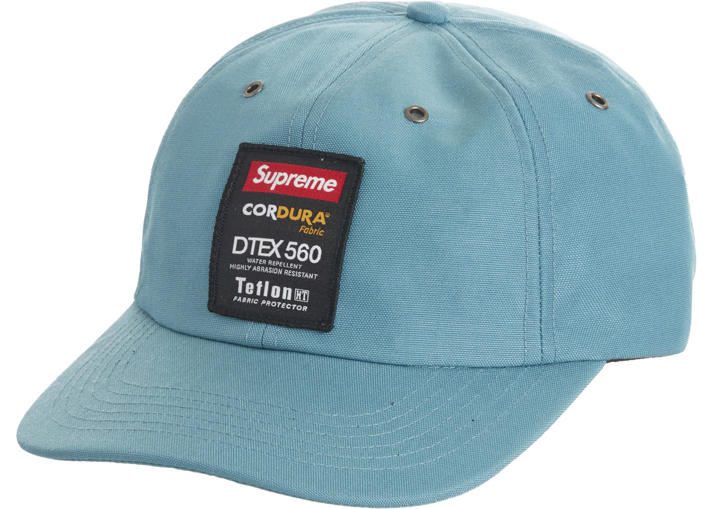 Supreme Cordura Teflon Label 6-Panel Teal