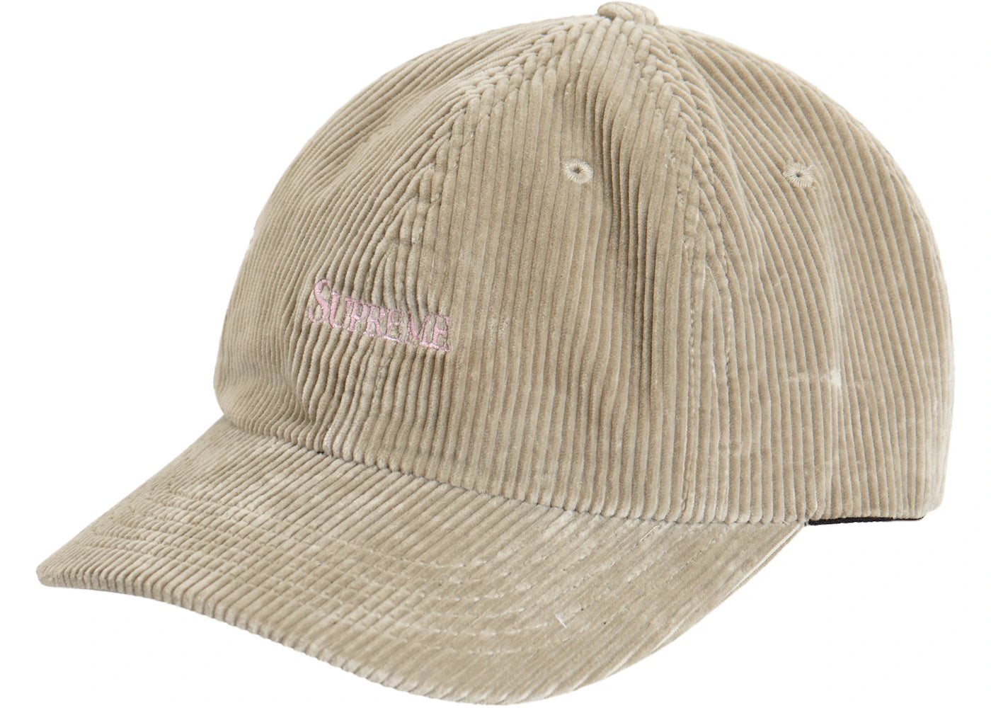 Supreme Corduroy 6-Panel Light Grey