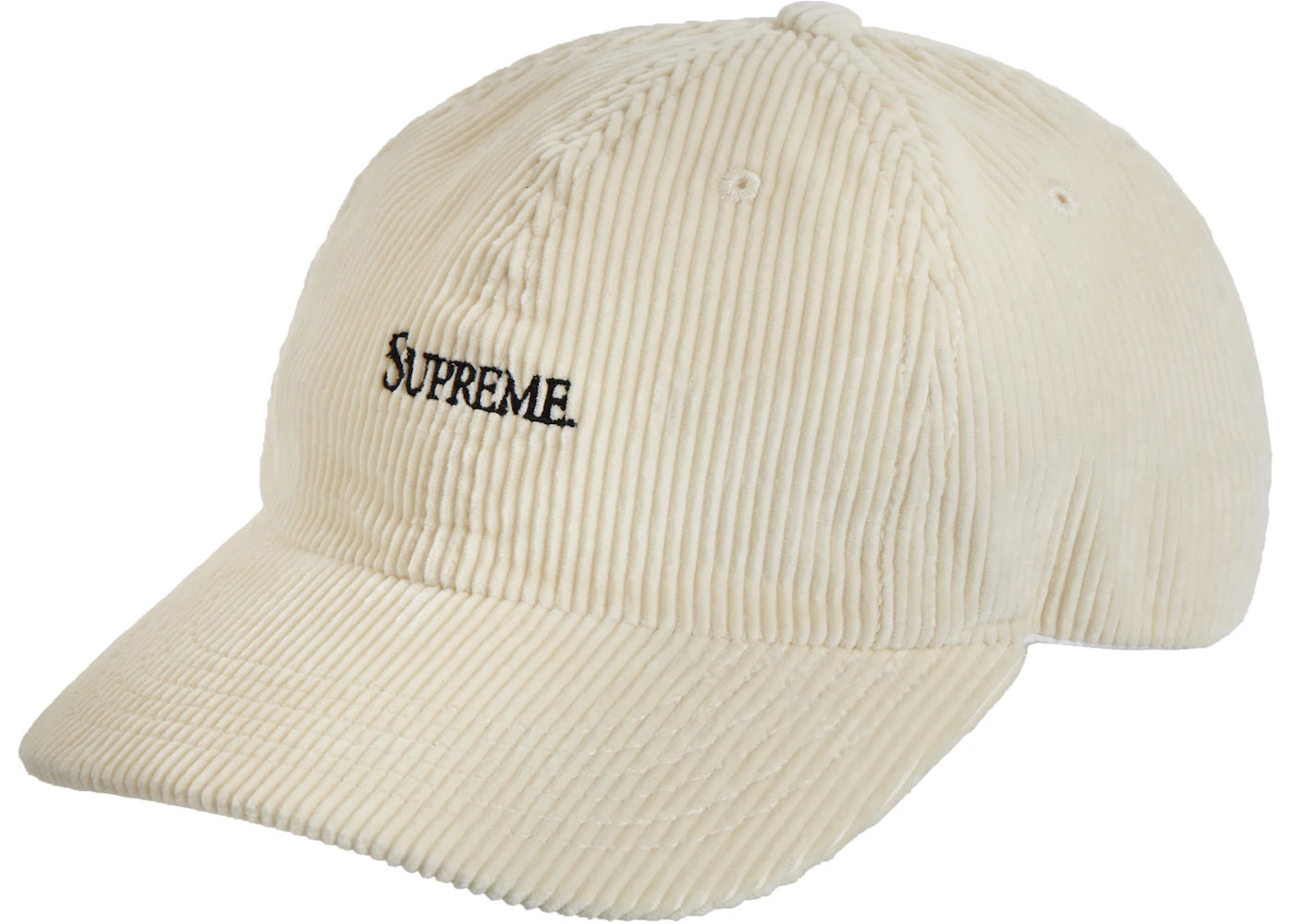 Supreme Corduroy 6-Panel White