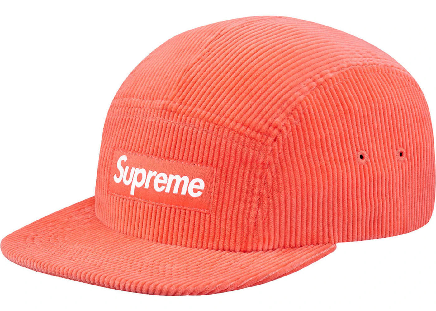 Supreme Corduroy Camp Cap Coral