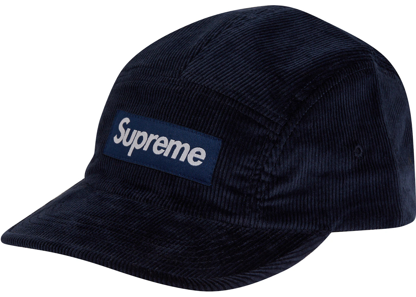 Supreme Corduroy Camp Cap (FW22) Navy